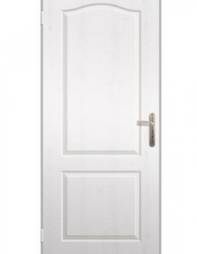 Drzwi białe zdobione